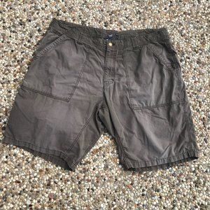 Outdoor Research Men's Zodiac Shorts Cotton Blend Flat Front Brown Size 38